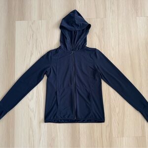 Women’s Uniqlo Airism Full Zip Hoodie Navy Japan size S/US size XS